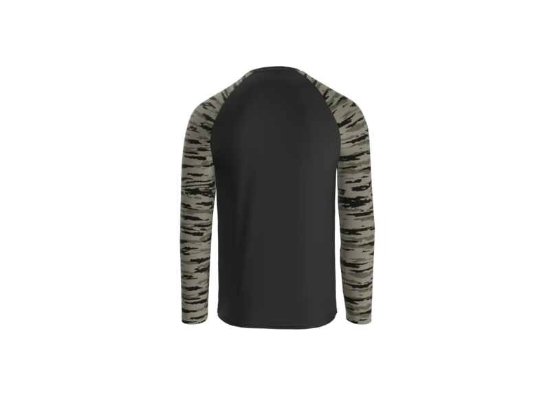 Earthbound Black Camo Long Sleeve (White Logo on Front)