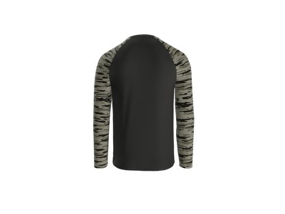Earthbound Black Camo Long Sleeve (White Logo on Front)