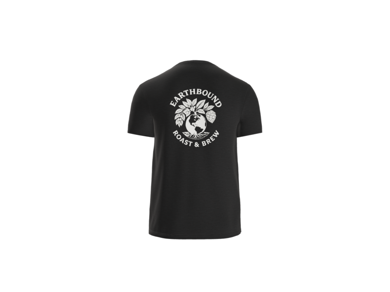 Earthbound  Black T-Shirt (White Logo Front & Back)