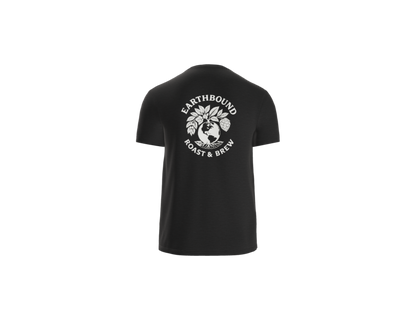 Earthbound  Black T-Shirt (White Logo Front & Back)