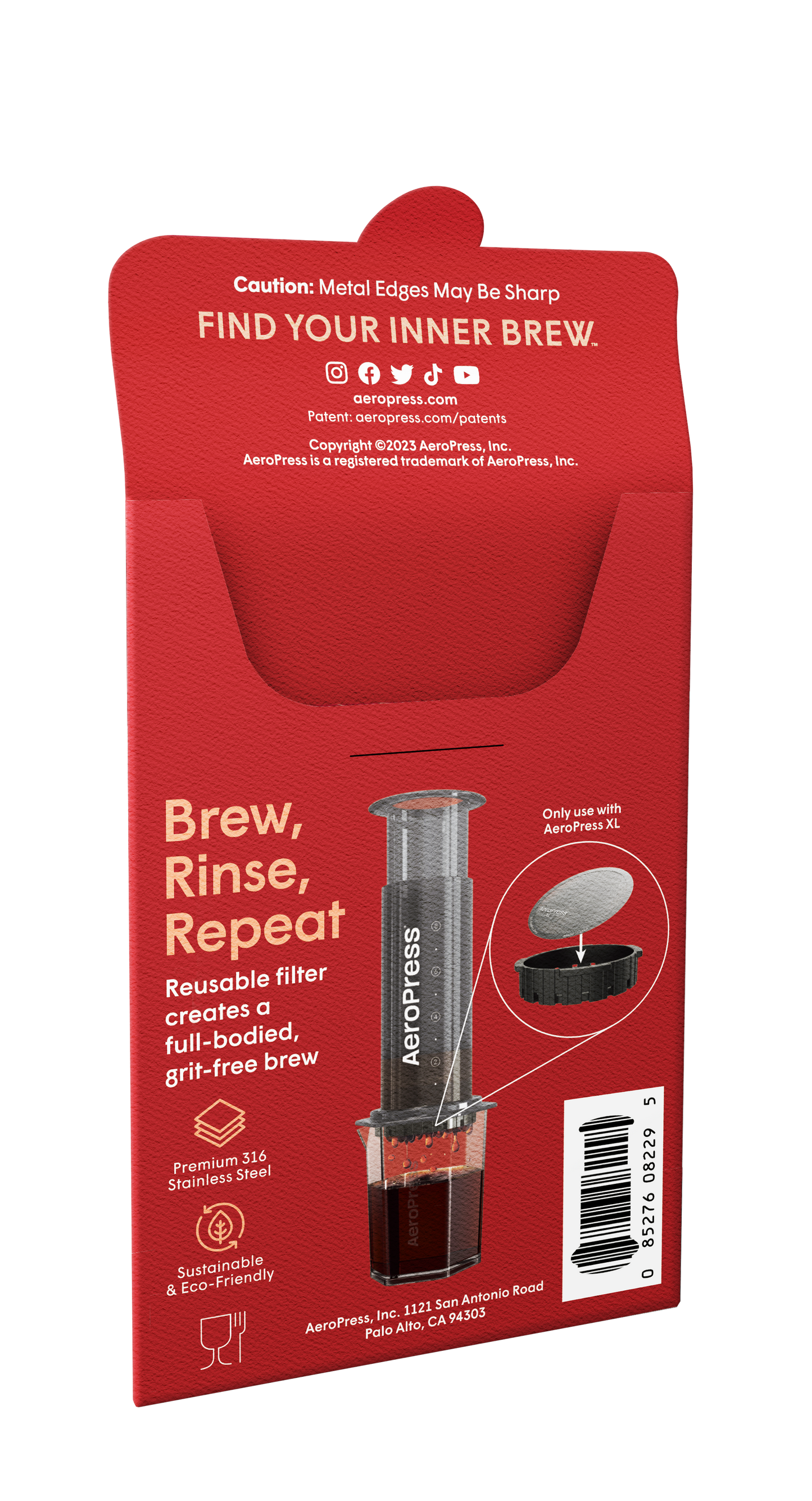 AeroPress Stainless Steel Filter - XL