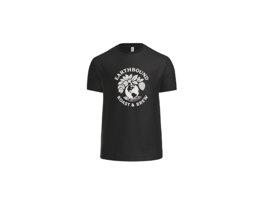 Earthbound Black T-Shirt (White Logo on Front)