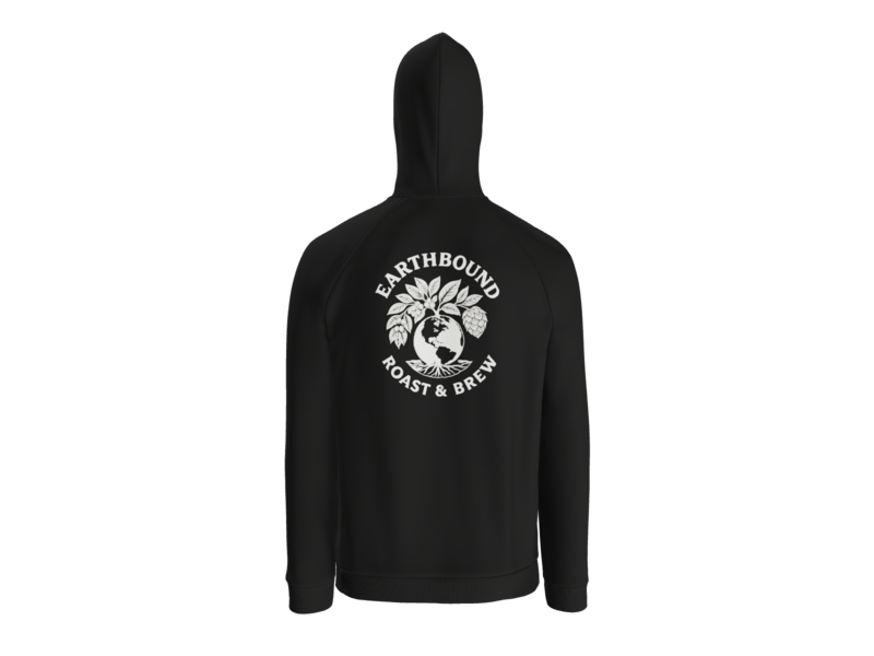 Earthbound Black Pullover Hoodie (White Logo Front & Back)