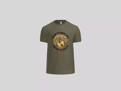 Earthbound Military Green T-Shirt (Colored Logo on Front)